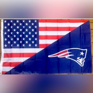 New England Patriots 3'x5' Feet Banner Flag Man Cave Football American Stars